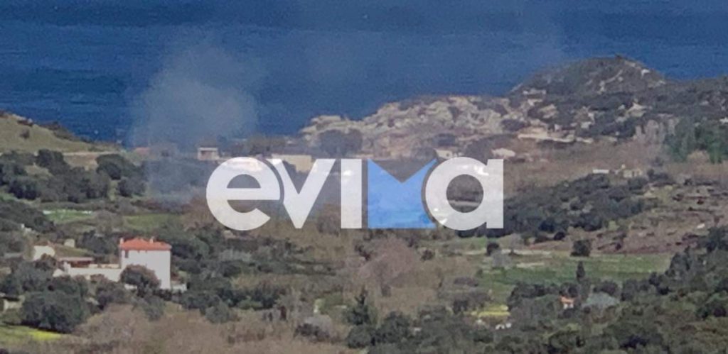 Εύβοια: Φωτιά στο Στόμιο Πετριών – Προκλήθηκε από γεννήτρια