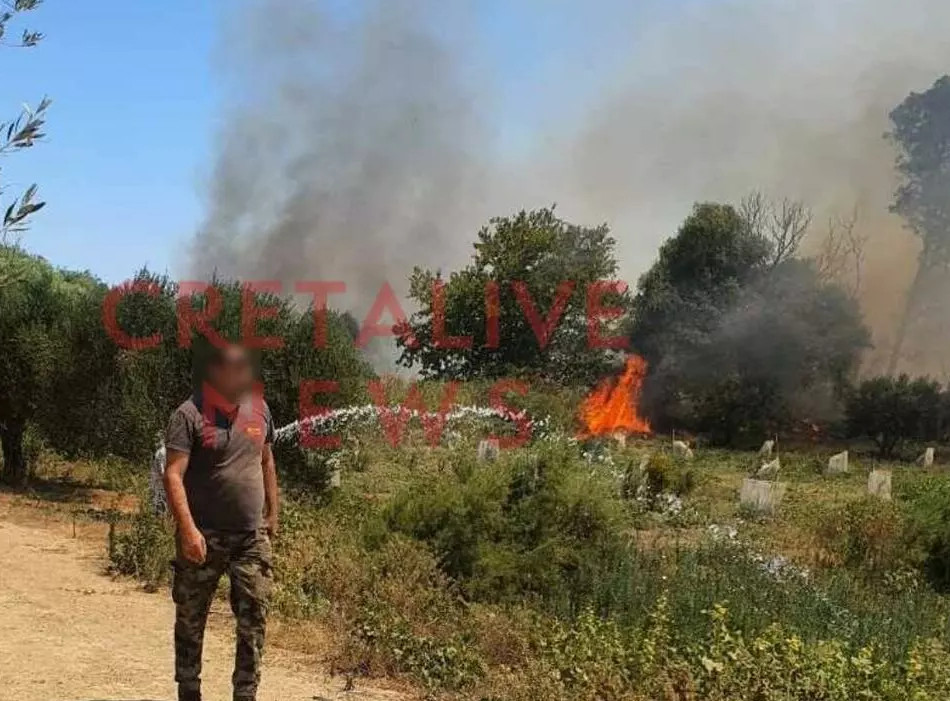 Φωτιά: Υπό έλεγχο οι πυρκαγιές σε Ηράκλειο και διόδια Ωραιοκάστρου