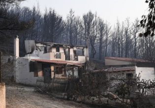 Οδοιπορικό του MEGA στα καμένα της Πάρνηθας – Εικόνες βιβλικής καταστροφής