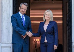 Συνάντηση Μητσοτάκη με την πρόεδρο της Βοσνίας στο πλαίσιο της άτυπης διάσκεψης των Βαλκανίων