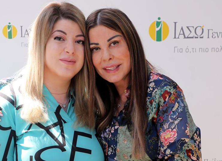 Άντζελα Δημητρίου: Αχώριστη με την εγγονούλα της