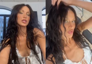 Μπέλα Χαντίντ: Επέστρεψε στη δουλειά της – Τα πλάνα από την πρώτη της φωτογράφιση