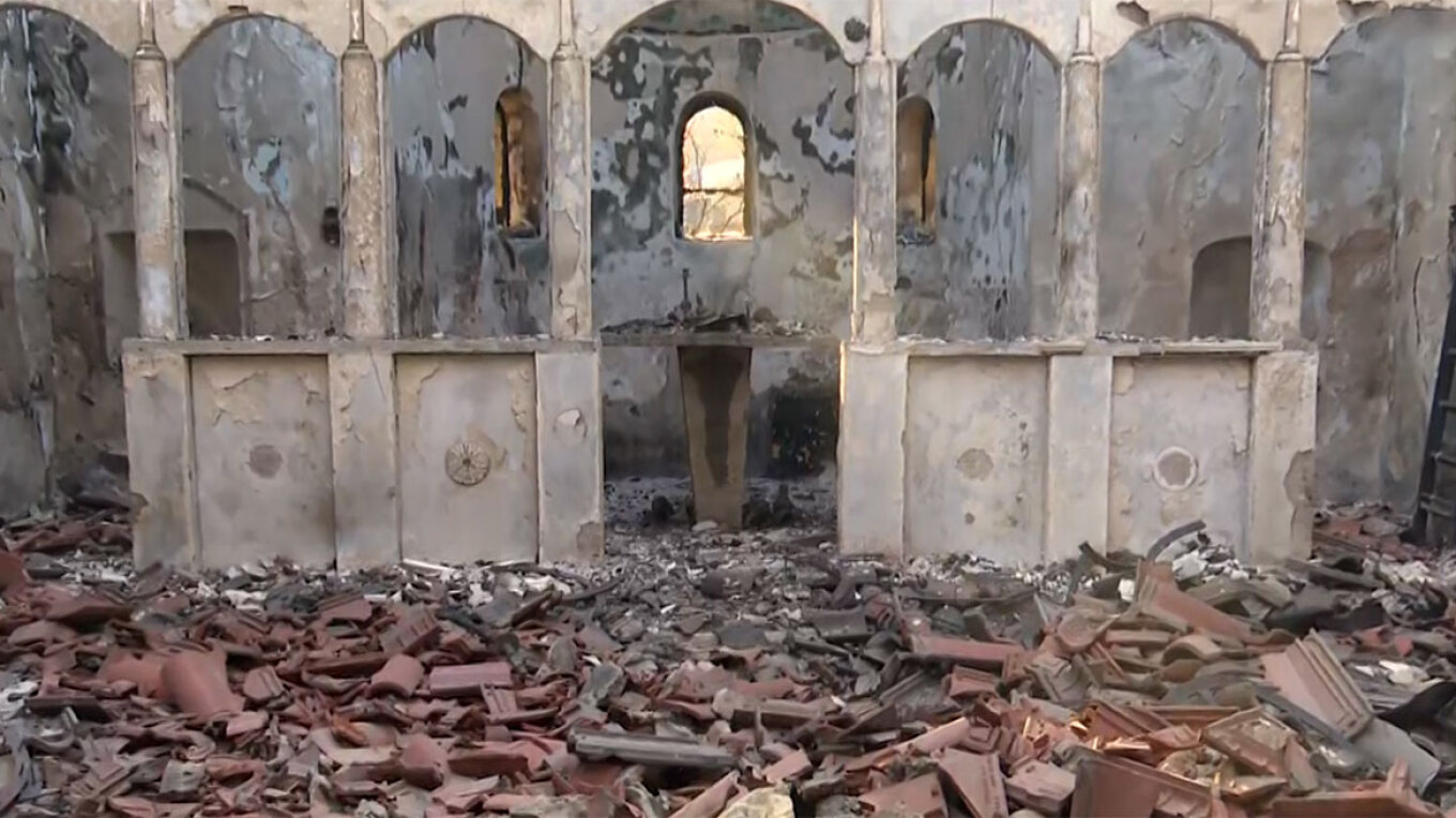 Φωτιά στην Αλεξανδρούπολη: Στάχτες έγινε ιστορική εκκλησία στο Αετοχώρι