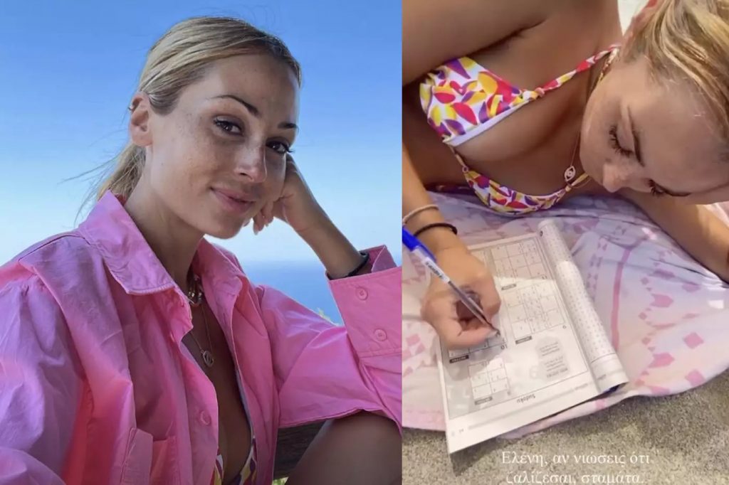 Ελένη Βουλγαράκη: Ποζάρει στο φακό και ανάβει… φωτιές στην παραλία
