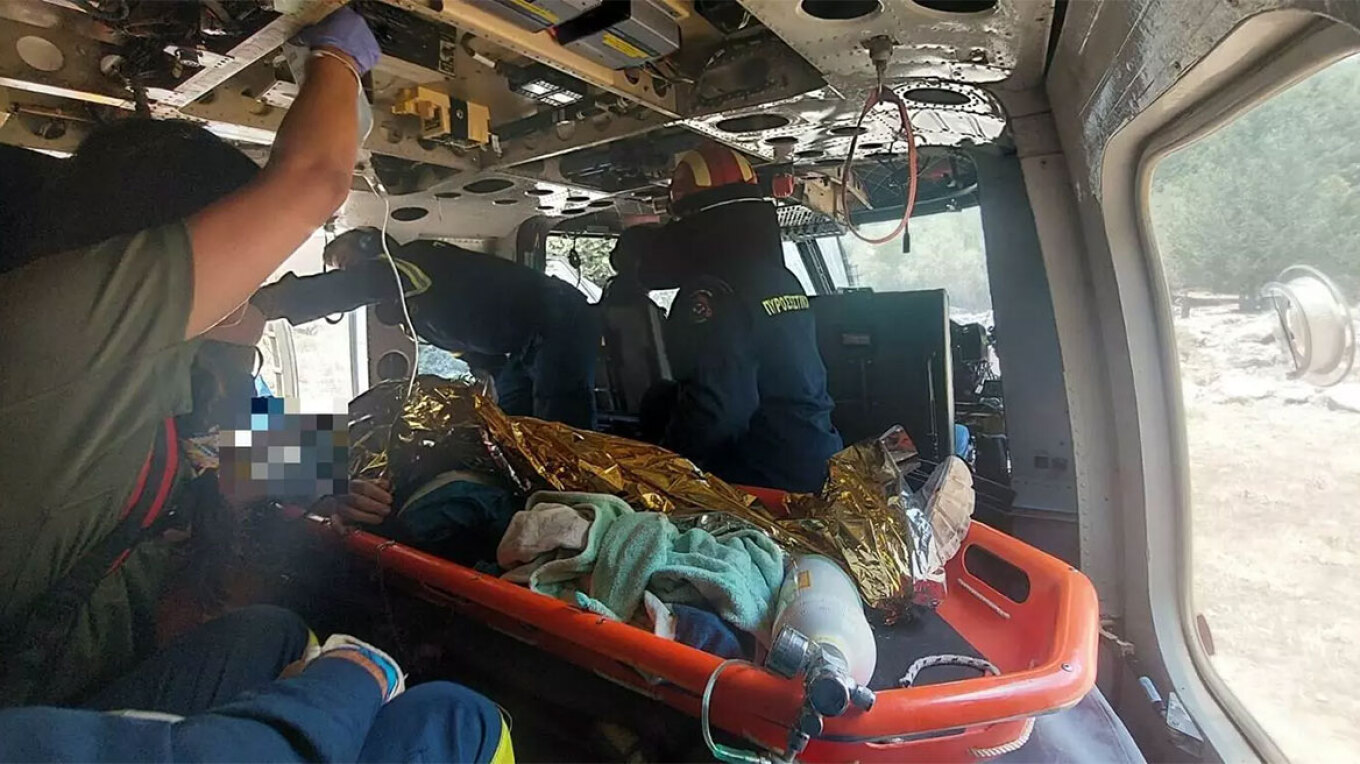 Φαράγγι Σαμαριάς: Διασωληνωμένος ο Ισπανός τουρίστας που τραυματίστηκε από κατολίσθηση βράχου