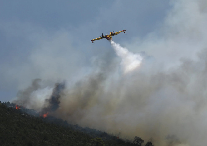 Πυρκαγιά: Μεγάλη φωτιά στην Άνω Δροσίνη Ροδόπης