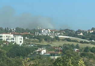 Φωτιά στη Θεσσαλονίκη – Κοντά στο Παιδικό Χωριό SOS