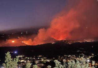 Φωτιά στη Λεμεσό: Σηκώθηκαν τα ενάερια μέσα