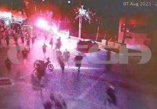 Νέα Φιλαδέλφεια: Ντοκουμέντο του MEGA από τη στιγμή της επίθεσης των Κροατών χούλιγκαν