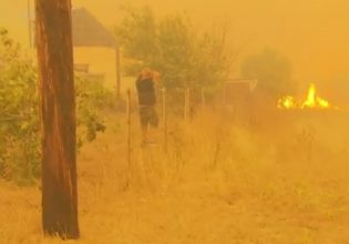 Αλεξανδρούπολη: Ανεξέλεγκτο το πύρινο μέτωπο – Εκκενώνονται οικισμοί, στα πρώτα σπίτια οι φλόγες