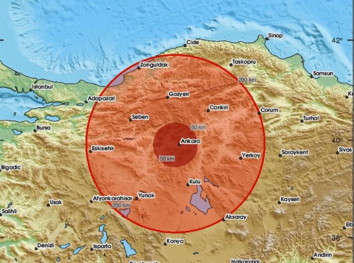 Ισχυρός σεισμός ταρακούνησε την Τουρκία