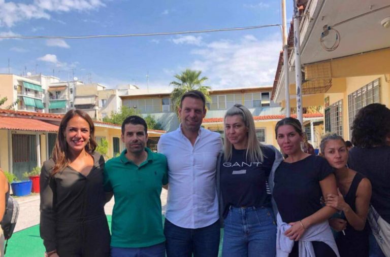 Στέφανος Κασσελάκης: «Στην χθεσινή μου επίσκεψη στο ΕΕΕΕΚ η κ. Δόμνα Μιχαηλίδου εμφανίστηκε απρόσκλητη»