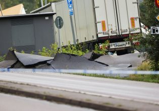 Κατάρρευση δρόμου στη Σουηδία: Τρεις τραυματίες – Τι εξετάζουν οι Αρχές