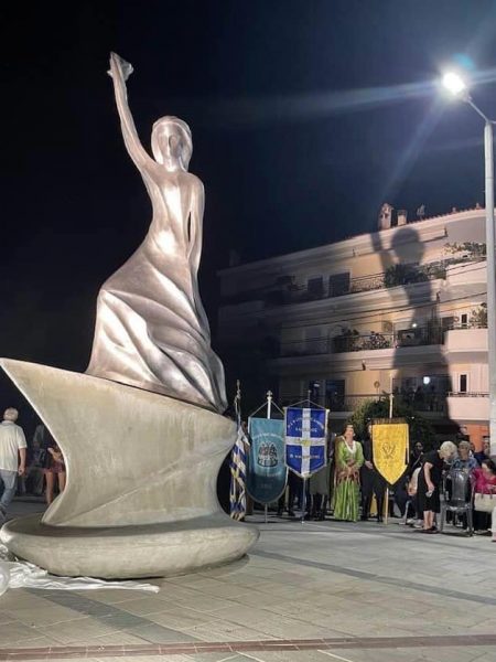 Αποκαλυπτήρια του μνημειακού γλυπτού στη Νέα Αρτάκη