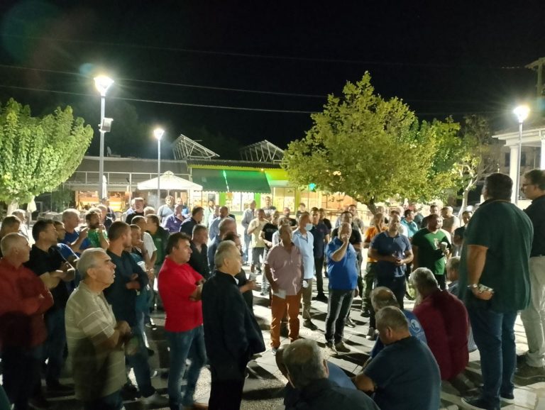 Λάρισα: Σύσκεψη πλημμυροπαθών αγροτών στον Πλατύκαμπο – «Να παρθούν άμεσα μέτρα στήριξης»