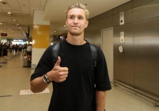 Ολυμπιακός: Έφτασε στην Αθήνα ο Σολμπάκεν (vids, pics)