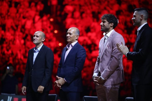 Π. Αγγελόπουλος για Σπανούλη: «Είναι ο κορυφαίος στην ιστορία του Ολυμπιακού»