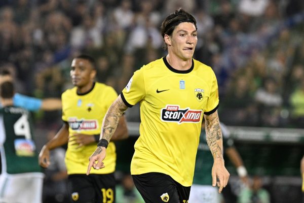 Ισοφάρισε η ΑΕΚ με γκολ του Τσούμπερ 1-1 (vid)