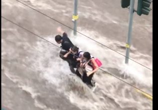 Κακοκαιρία Daniel: Πήγε να πνιγεί γυναίκα στην Βασ. Σοφίας – Δείτε βίντεο