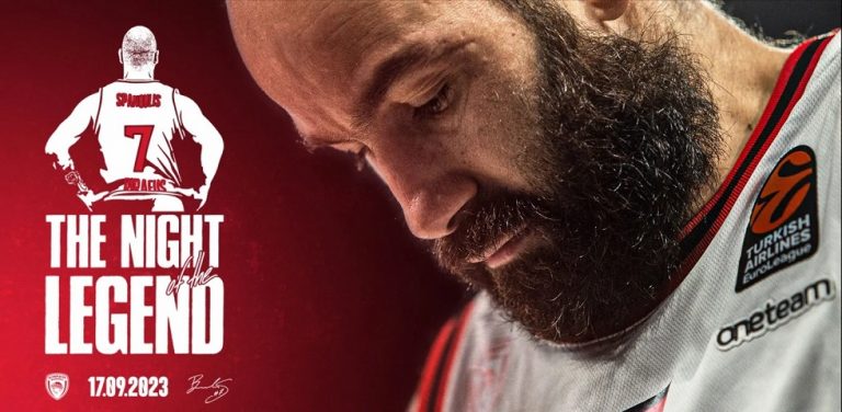 Live η μεγάλη βραδιά προς τιμήν του Βασίλη Σπανούλη