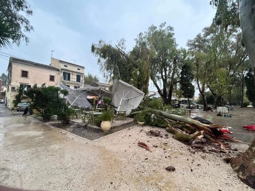 Κακοκαιρία Daniel στην Κέρκυρα: Προβλήματα στην ηλεκτροδότηση και στις πτήσεις