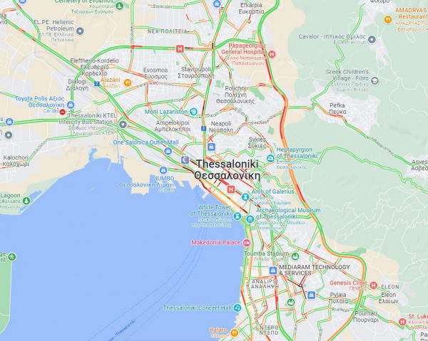 Κακοκαιρία Daniel: Μήνυμα από το 112 και στη Θεσσαλονίκη – Κυκλοφοριακό κομφούζιο στην πόλη