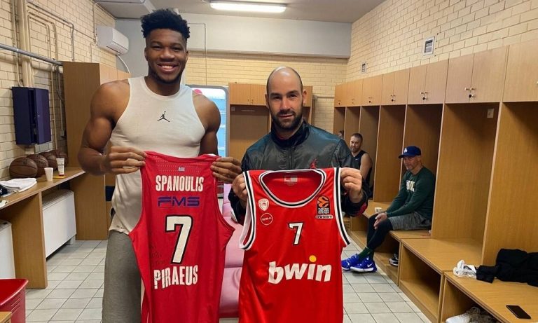 Το μήνυμα του Γιάννη Αντετοκούνμπο στον Βασίλη Σπανούλη (pic)