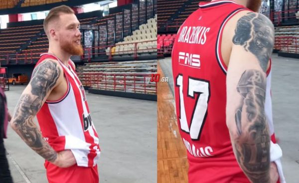 Στα ερυθρόλευκα ο Μπραζντέικις – Δείτε ποιο νούμερο πήρε ο Λιθουανός