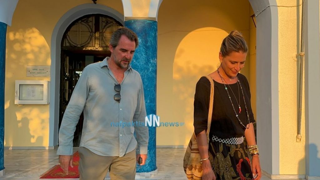 Νικόλαος και Τατιάνα Μπλάτνικ στον Μύτικα Αιτωλοακαρνανίας