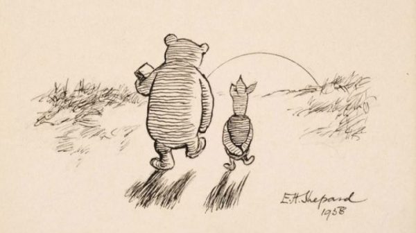 Ξεχασμένο σε συρτάρι πρωτότυπο σκίτσο του Γουίνι πωλείται σε δημοπρασία