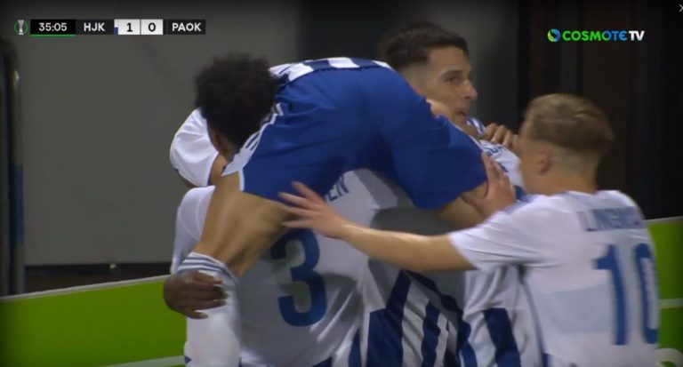 Γκολ για την Ελσίνκι (1-0)