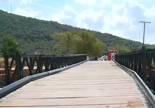 Κακοκαιρία Daniel: Έτοιμη η γέφυρα του στρατού – Επανενώνεται το Πήλιο με το Βόλο