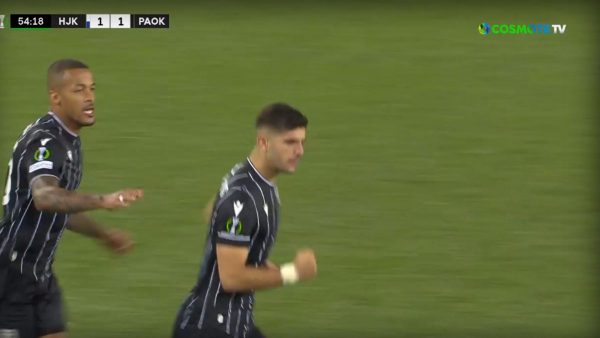 Ισοφάρισε ο ΠΑΟΚ με γκολ του Κουλιεράκη (1-1)