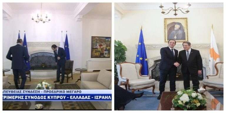 Κύπρος: «Αποκαθήλωσαν» τον Μακάριο από το τζάκι στο προεδρικό μέγαρο