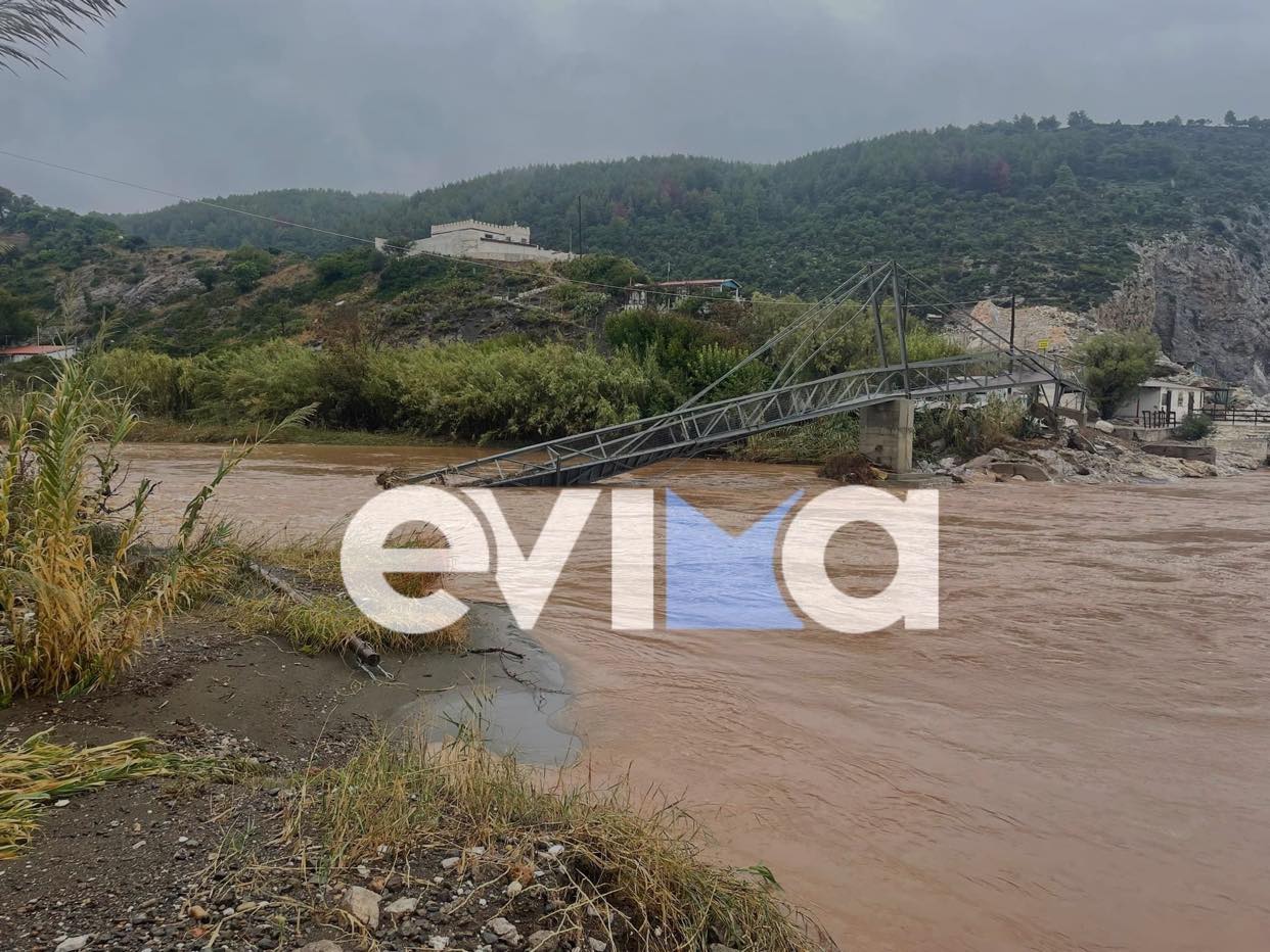 Κακοκαιρία Elias στην Εύβοια: Εικόνες αποκάλυψης - Καταστράφηκαν η παραλία στο Κυμάσι και το λιμάνι Μαντουδίου