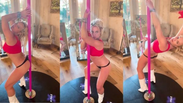 Μπρίτνεϊ Σπίαρς: Χορεύει σε στύλο για pole dancing φορώντας μόνο τα εσώρουχά της
