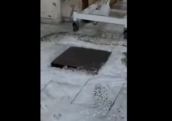 Κακοκαιρία Elias: Πλημμύρισε πάλι το Νοσοκομείου Βόλου