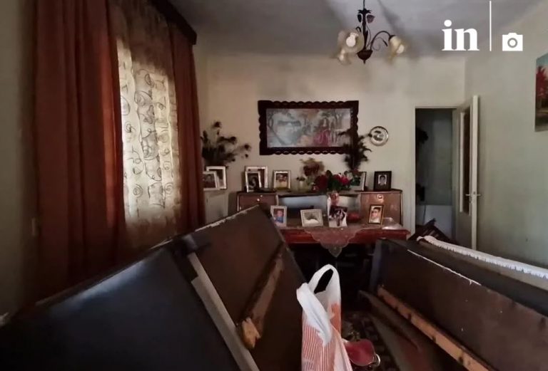 Κακοκαιρία Daniel: Τεράστιες οι ζημιές στα σπίτια στον Παλαμά – «Καταστραφήκαμε» λέει η κ. Κατερίνα στο in