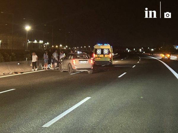 Έκλεισε η εθνική οδός Αθηνών – Κορίνθου λόγω τροχαίου