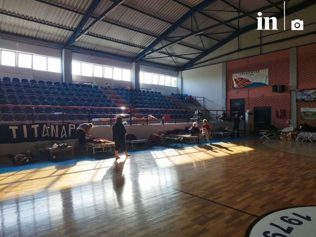 Κακοκαιρία Daniel: Το in στο Κλειστό Γυμναστήριο του Παλαμά – Το δράμα των πλημμυροπαθών