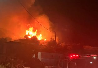 Κεφαλονιά: Συναγερμός για μεγάλη πυρκαγιά κοντά στη Σκάλα – Πνέουν ισχυροί άνεμοι