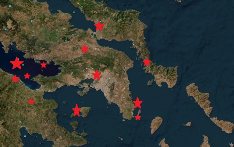 Σε κλοιό σεισμικών δονήσεων η Αττική – Σε επιφυλακή οι σεισμολόγοι