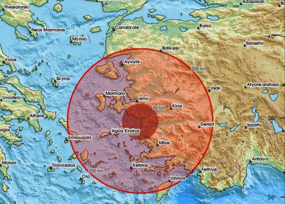 Σεισμοί στα τουρκικά παράλια έγιναν αισθητοί στη Σάμο