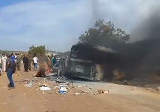 Τραγωδία στη Λιβύη: «Το λεωφορείο της ελληνικής αποστολής είχε δεξαμενές αερίου»