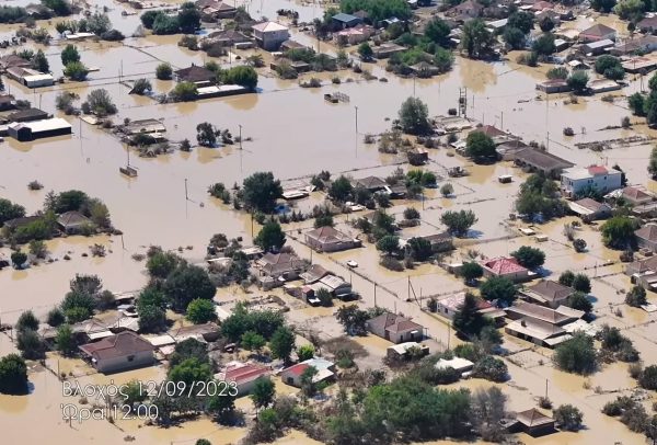 Κακοκαιρία Daniel: Μια μεγάλη λιμνοθάλασσα λασποβροχής ο κάμπος της Καρδίτσας – Εικόνες Αποκάλυψης