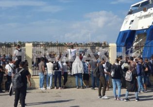Ρόδος: Πάνω από 400 μετανάστες συγκεντρωμένοι στο λιμάνι απαιτούν να φύγουν άμεσα από το νησί