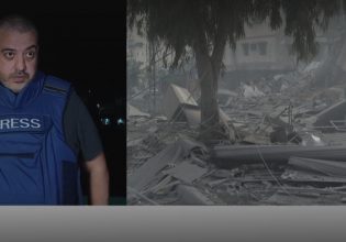 Πόλεμος Ισραήλ – Χαμάς: Ισχυρή έκρηξη στη Γάζα σημειώθηκε κατά τη διάρκεια ζωντανής σύνδεσης ρεπόρτερ του BBC