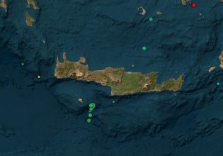 Κρήτη: Σεισμός 4 Ρίχτερ νότια του νησιού