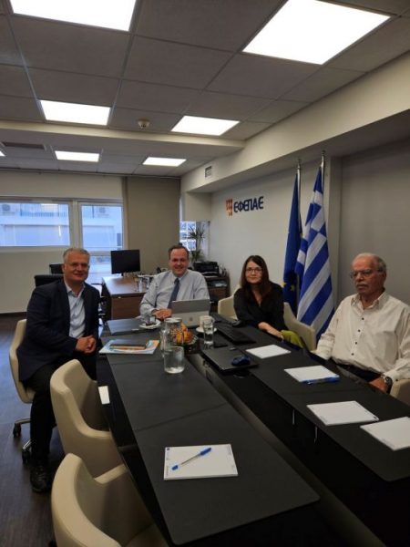 Συνάντηση του Προέδρου ΕΦΕΠΑΕ με νέους Περιφερειάρχες Πελοποννήσου & Ανατολικής Μακεδονίας Θράκης