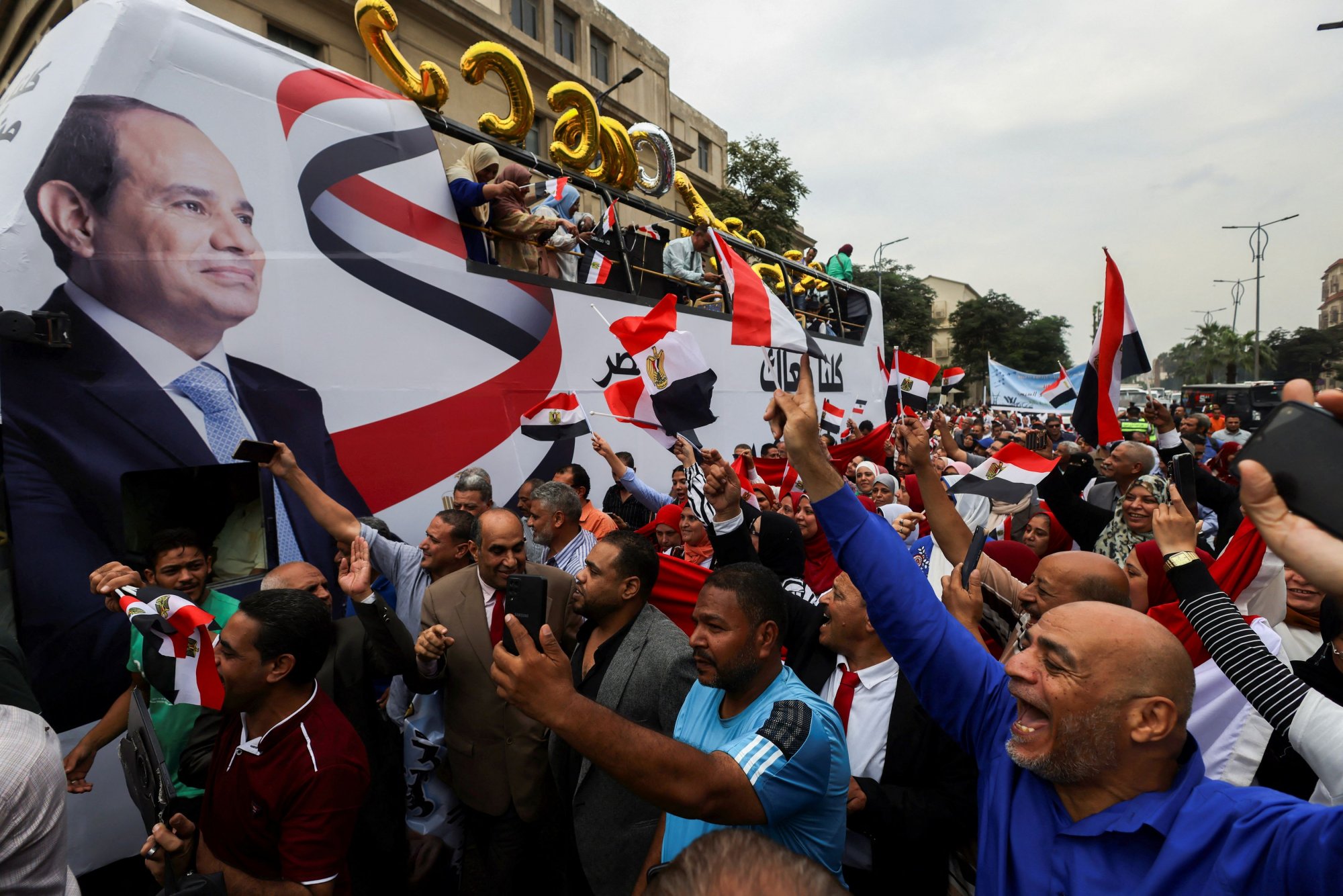 Αίγυπτος: Φαβορί ο αλ Σίσι για τρίτη θητεία - κοσμοσυρροή υπέρ του